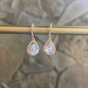 Diamond Drop Bridesmaid Earrings
